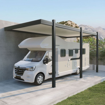 Aluminium-Carport Flachdach...