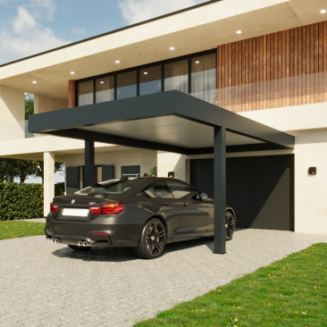 Hinten Angelehnter Carport...