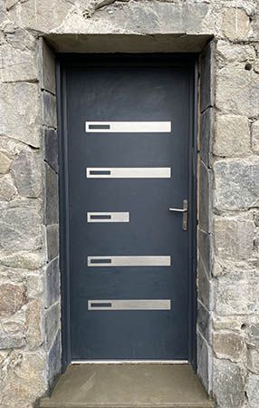 Vulcano Eingangstür aus Stahl 2015
